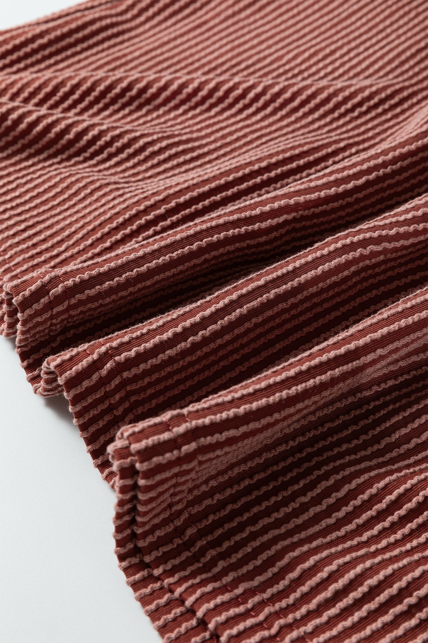 Black Plus Size Contrast Frilled Neckline Ruffled Short Sleeve Ribbed Textured Blouse