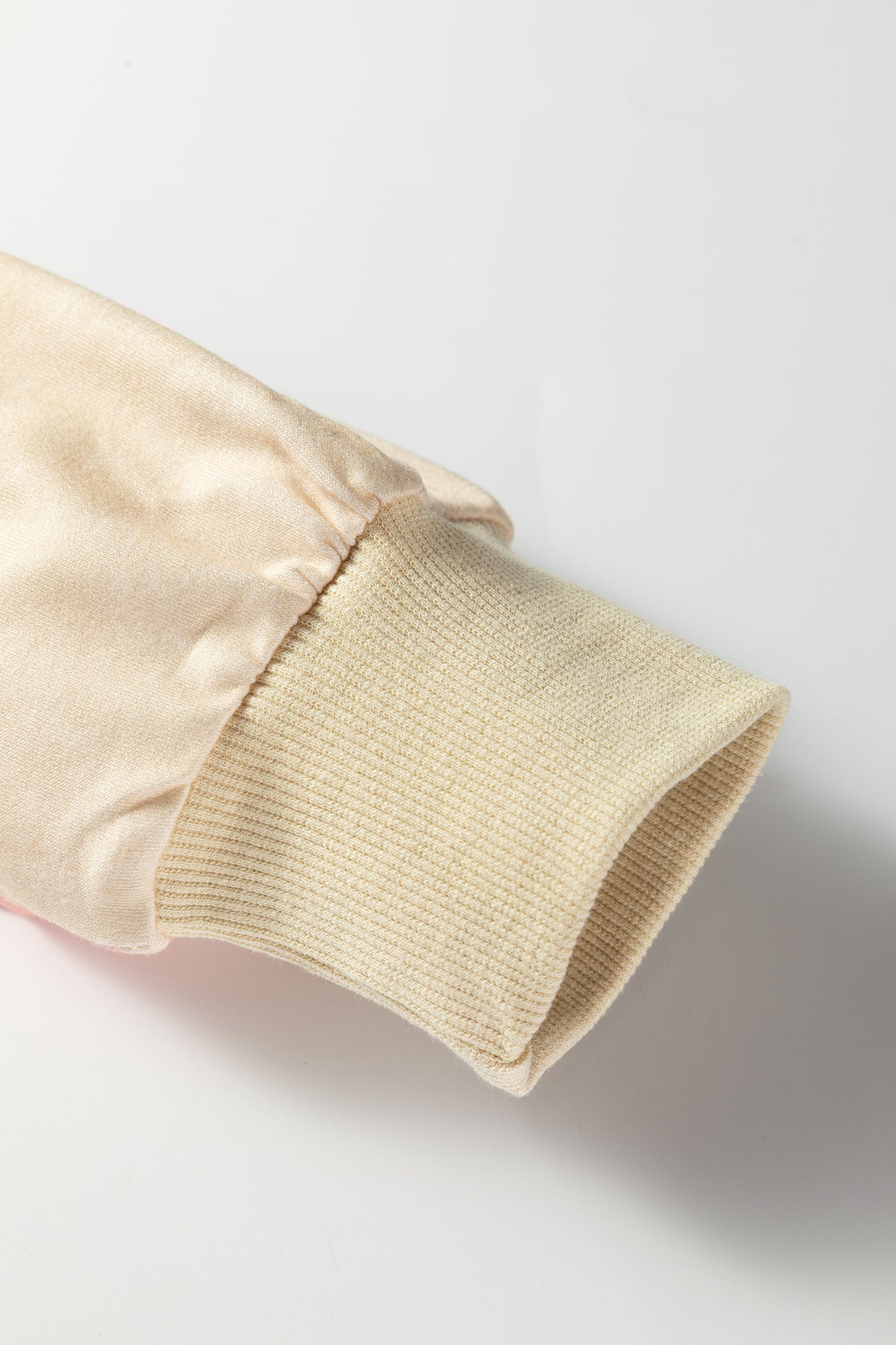 Khaki Mineral Washed French Terry Flower Print Sweatshirt