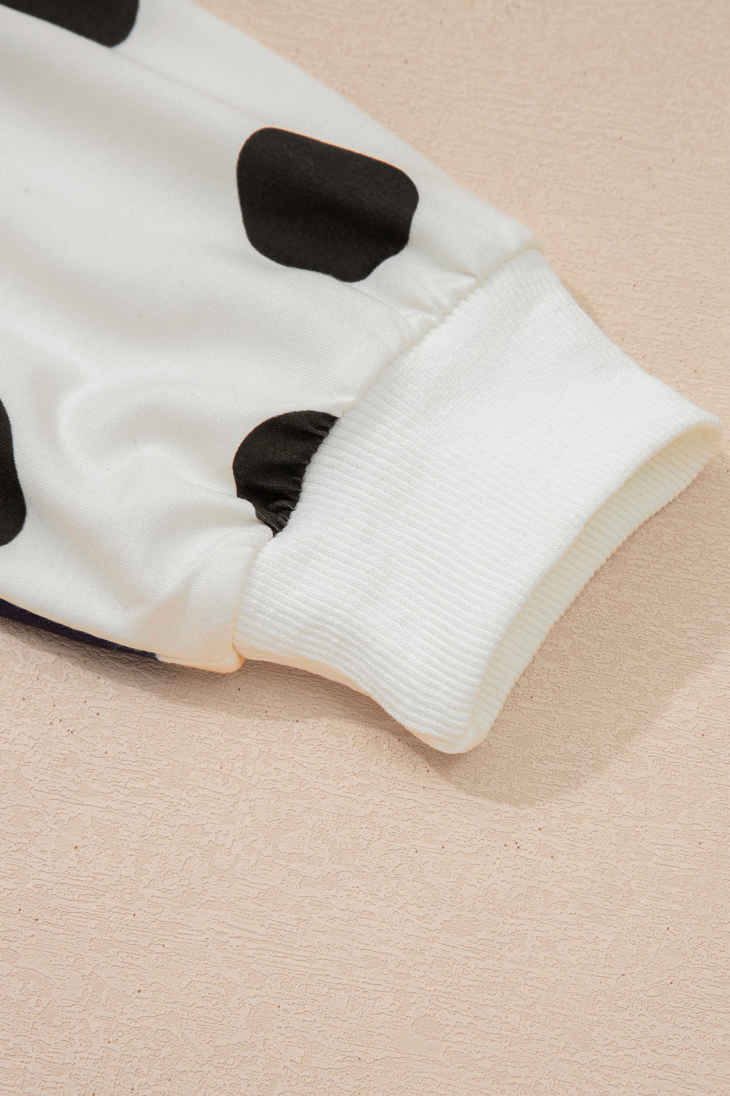 Pink Polka Dot Printed Long Sleeve Flared Mini Dress